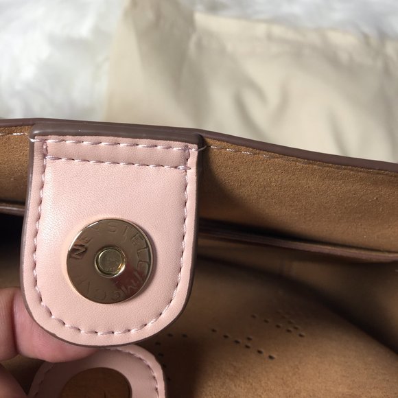 Stella McCartney Logo Crossbody Bag Pink - Picture 6 of 10